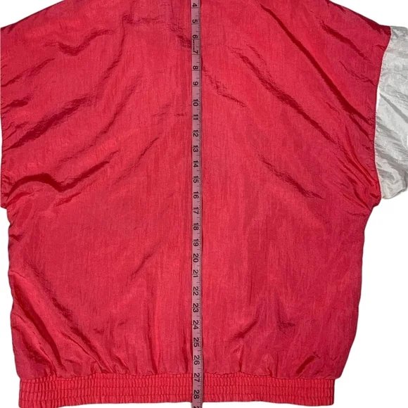 Vintage Bold Spirit Windbreaker Jacket Size Medium Colorblock Zip Up 90s Y2K NEW - Picture 11 of 12